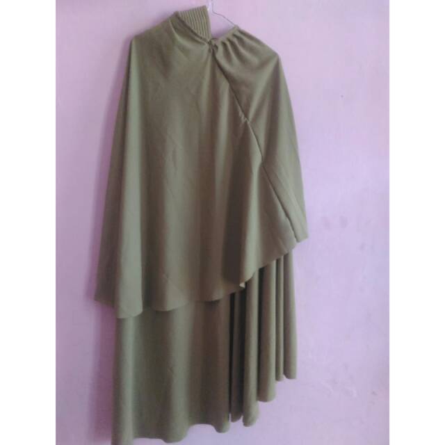 Jasa jahit Jilbab safar 1 layer