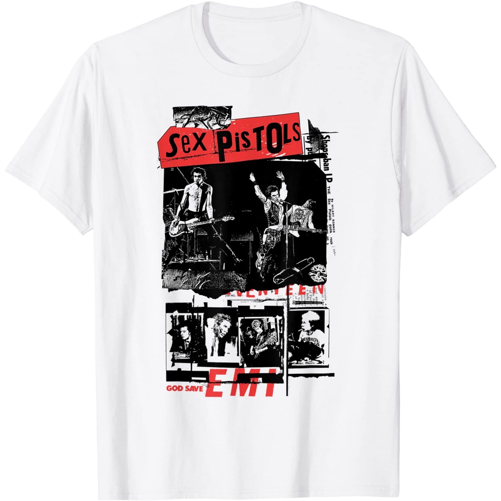 Jual Kaos Sex Pistols Official Classic Photo Collage T Shirt Shopee Indonesia