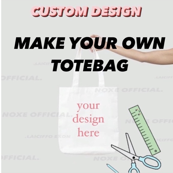 CUSTOM TOTEBAG / TAS SERUT KANVAS DESIGN SUKA SUKA