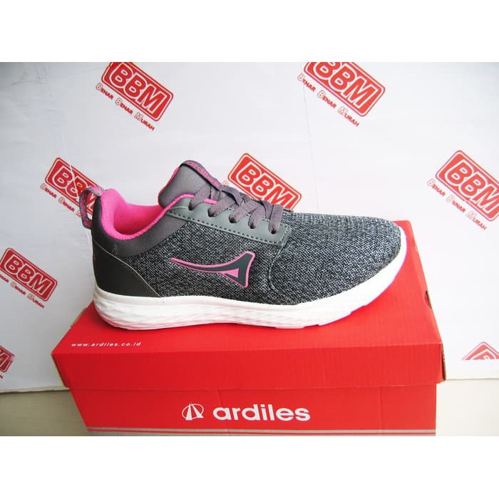 ARDILES AFRA - SEPATU WANITA SNEAKER RUNNING - Abu