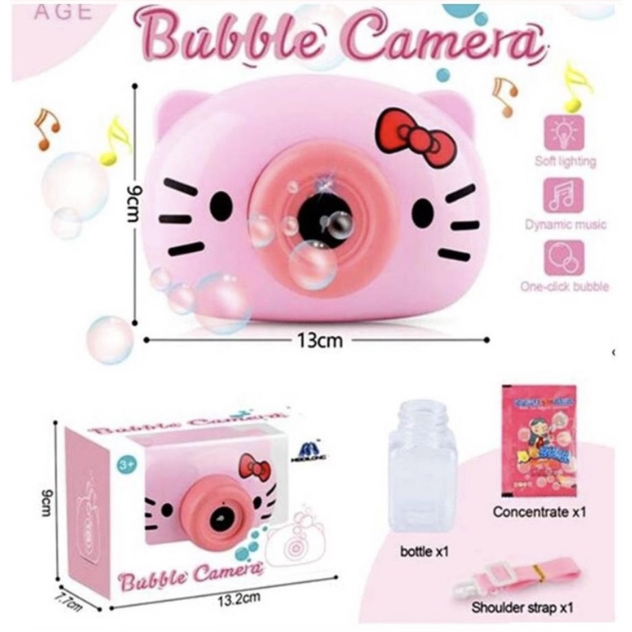 Mainan Camera Bubble Music &amp; Lampu / Bubble Kamera SNI CBKS BS LC