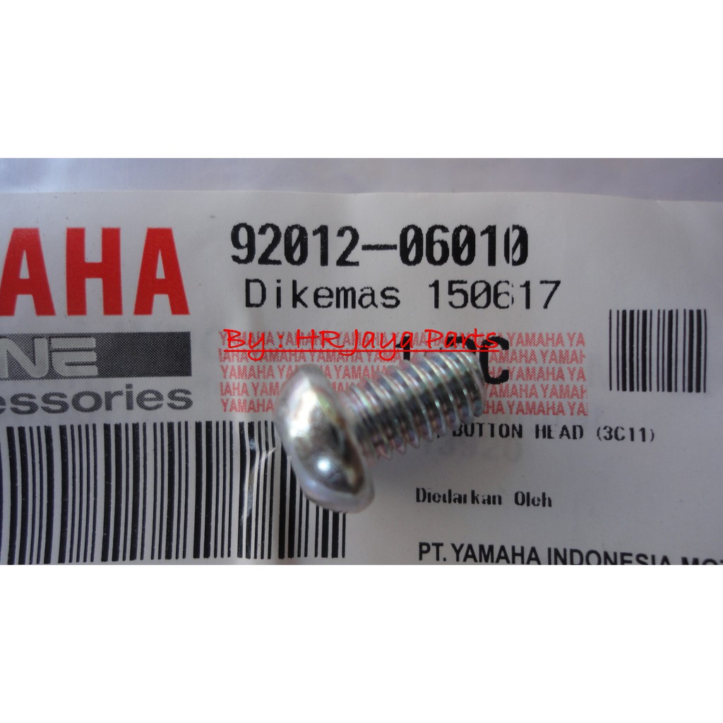 Baut L Kecil Kupingan Lampu Depan Bulat Yamaha RX King New/Vixion Old Lampu Bulat HARGA SATUAN 92012