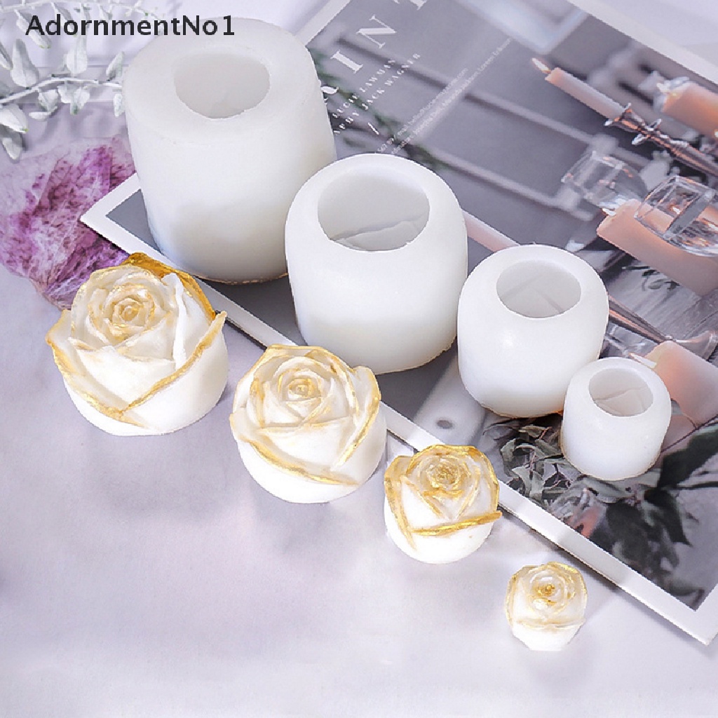 [AdornmentNo1] 3D Flower Shape Silicon Mold DIY Epoxy Resin Rose Flower Craft Jewelry Making [new]