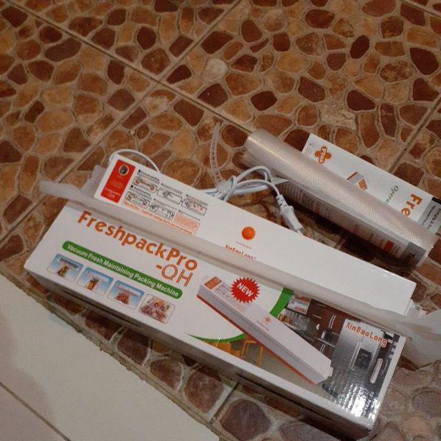 Freshpack Pro Vacuum Sealer Plastik Vacum Vakum Buah Sayur Makanan Pax