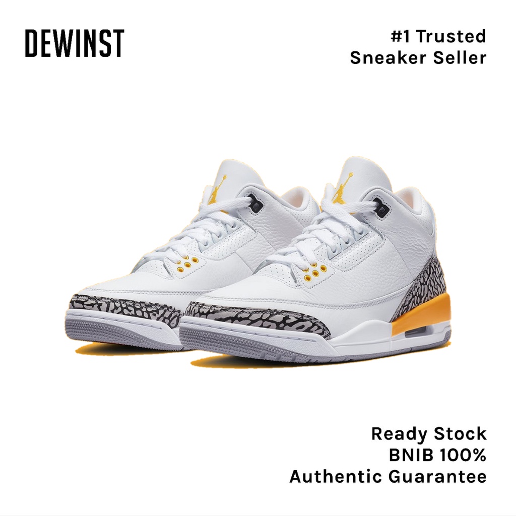 AIR JORDAN 3 RETRO “Laser Orange” (W) BNIB RESMI ORIGINAL