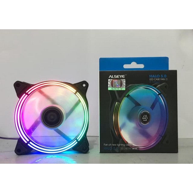 Fan ALSEYE HALO 5.0 Auto RGB H-120-5MR Fan Casing 12cm