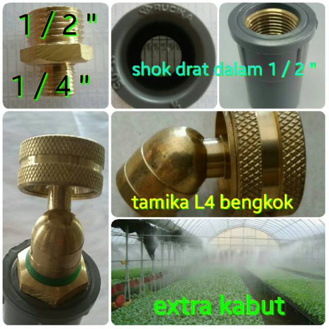 Nozzle sprayer lubang 4.nozzle walet.nozzle jamur.nozzle kandang ayam