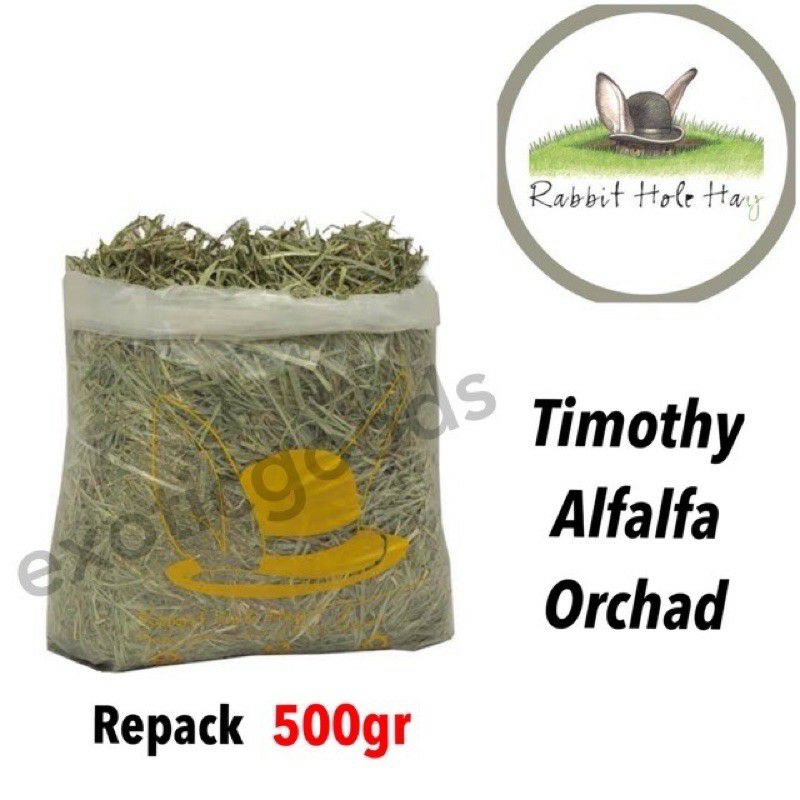 RABBIT HOLE HAY 500g RHH TIMOTY HAY RHH TIMOTY 2nd RHH ALFA ALFA RHH ORCHAD