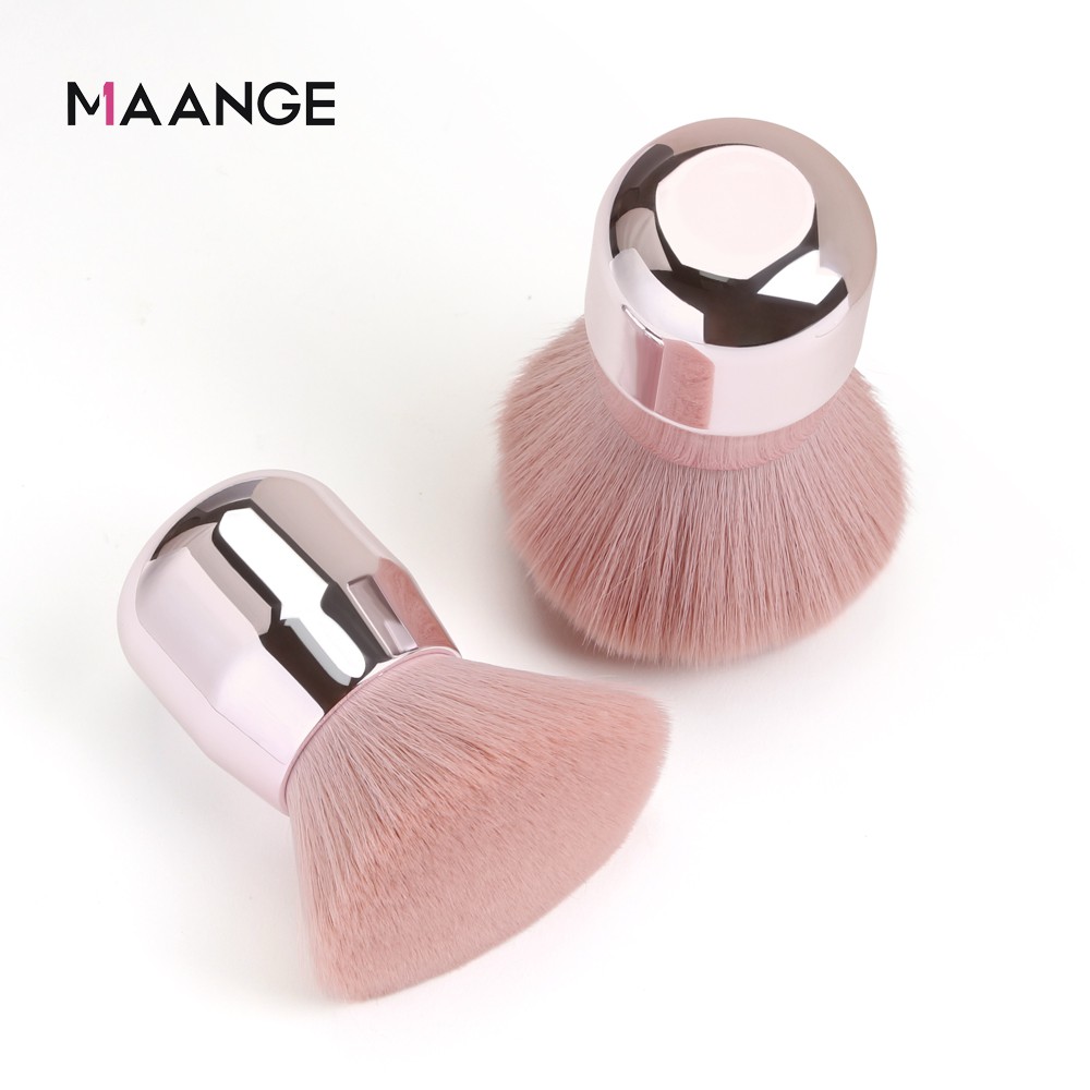 Maange Brush Makeup Warna  Pink  untuk Bedak  Tabur Brush 