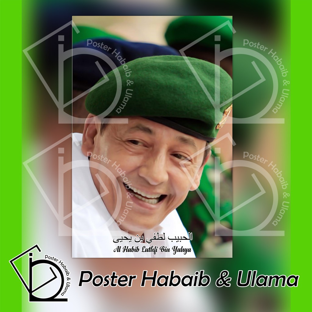 Poster Habib Luthfi Bin Yahya.