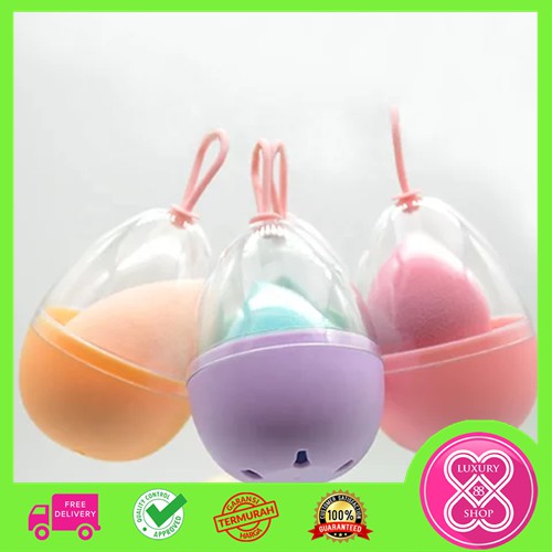 Spons + Holder Telur Beauty Blender 2 in 1 / Spons Holder Set