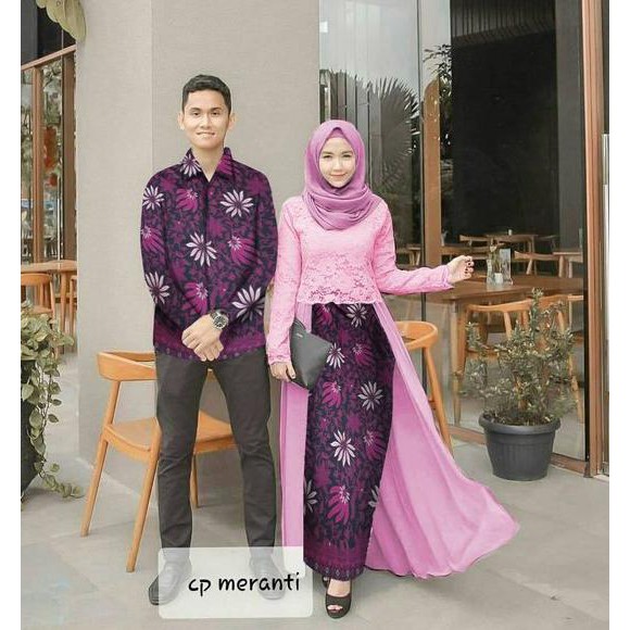 ready tiga warna baju couple kapel cople samaan pasangan kemeja kebaya rok batik