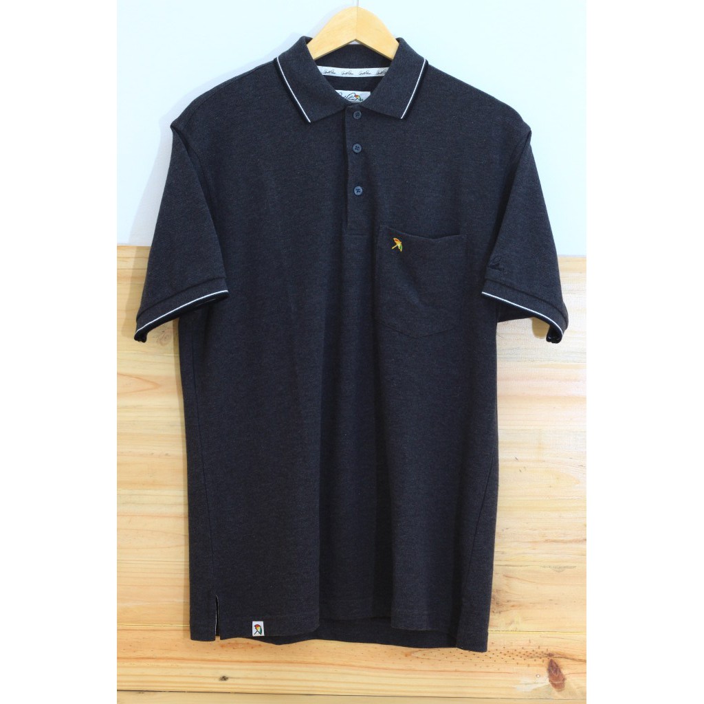 Kaos Polo Arnold Palmer Warna Abu Abu Tua