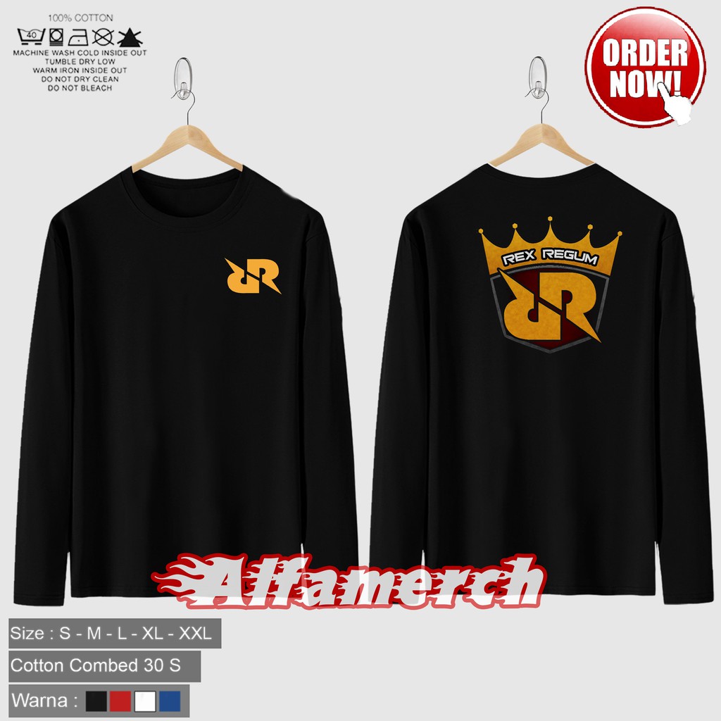 Baju Kaos Lengan Panjang RRQ Keren Pria Dan Wanita Distro Diamond Store