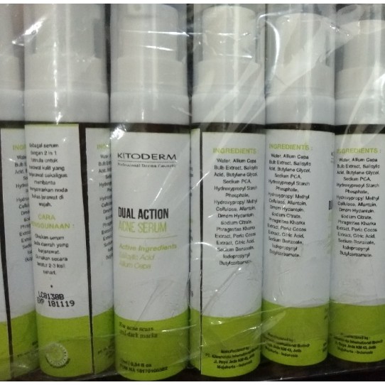 KITODERM DUAL ACTION ACNE SERUM