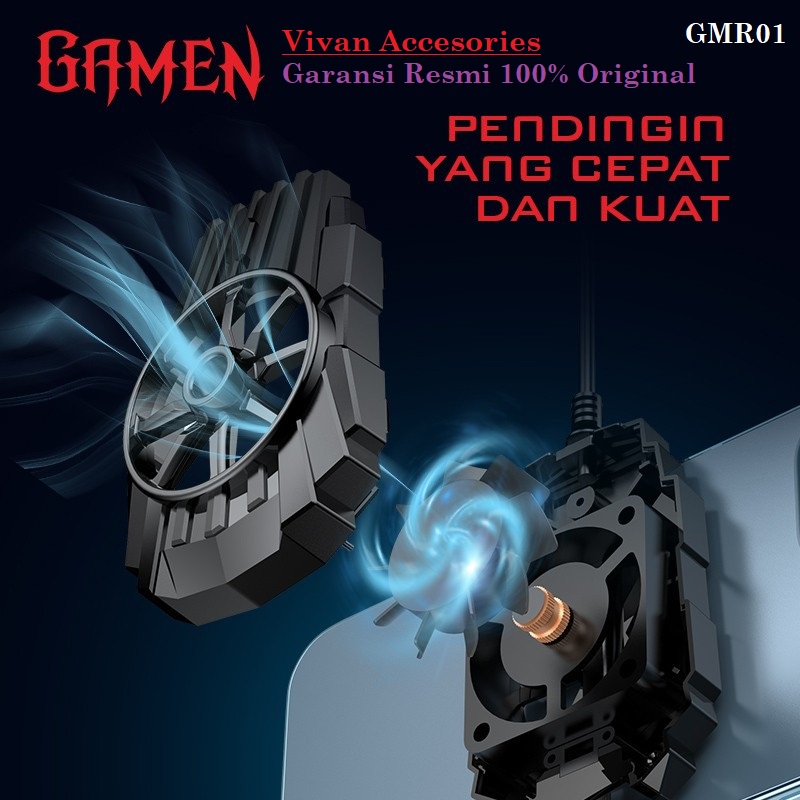 Gamen GMR01 Fan Cooler Radiator Pendingin USB HP Cooling Fan Gaming