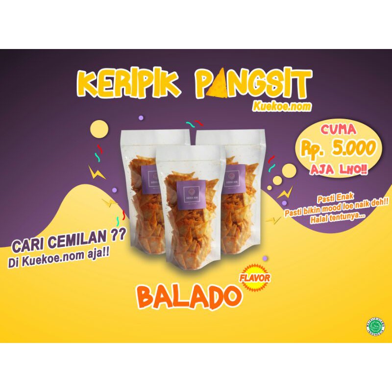 

KERIPIK PANGSIT 75gr / PANGSIT / KERIPIK BAWANG / KUE BAWANG
