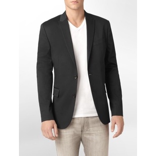 CADEE BLAZER PRIA SLIMFIT WARNA HITAM TWIST MODEL KANCING 2 ORIGINAL / JAS HITAM ACARA RESMI FORMAL