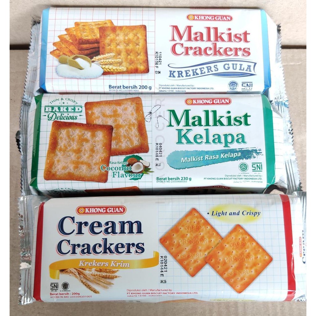 

KHONG GUAN CRACKERS (ALL VARIANT) 200gr