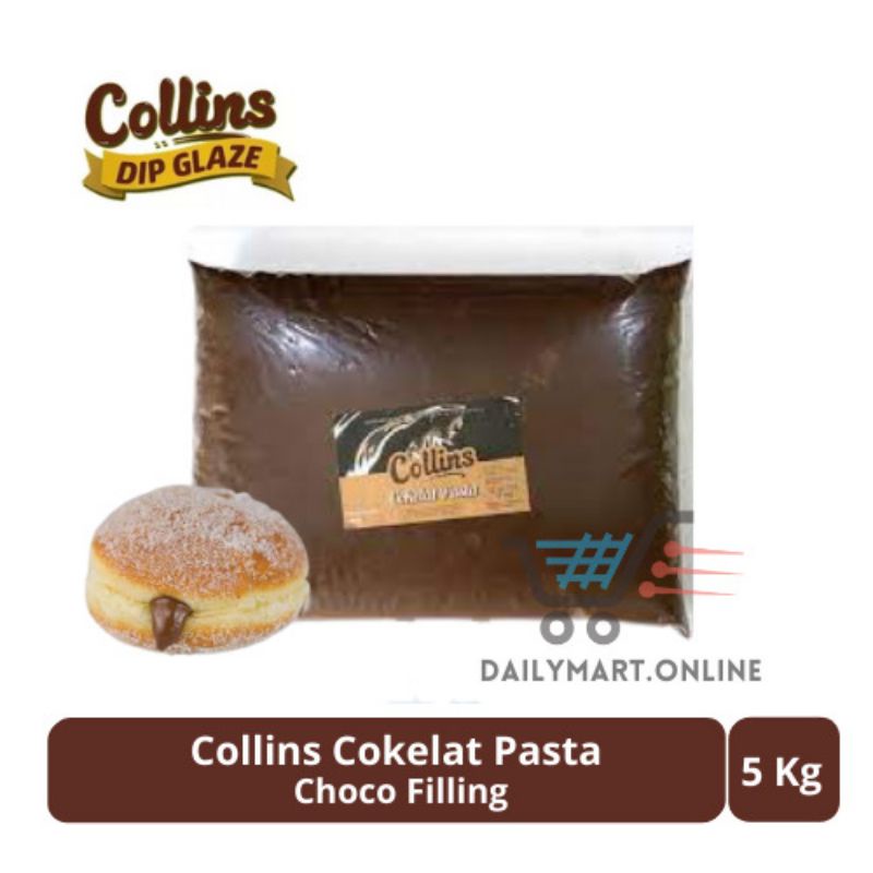 

COLLINS COKLAT PASTA / COKELAT FILLING 5 kg