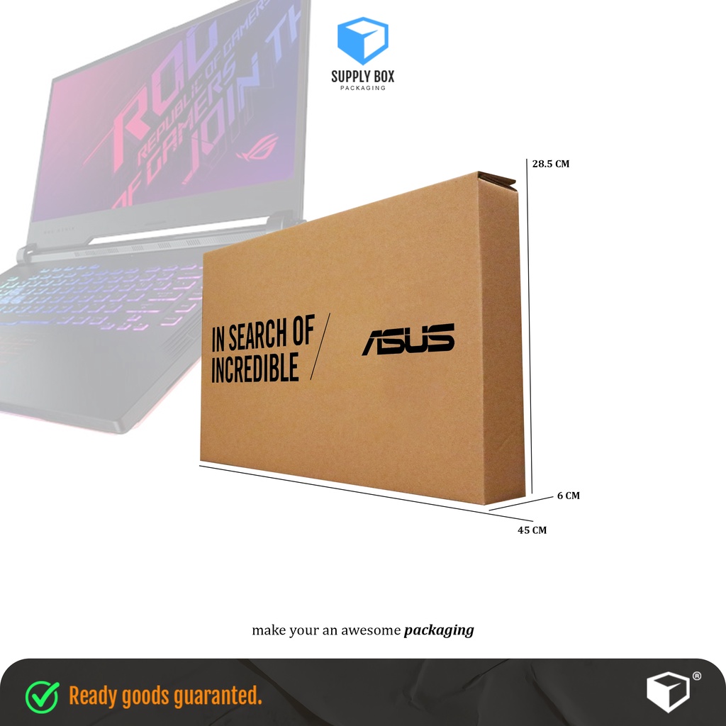 

BOX LAPTOP ASUS 1 SET | 45x6x28.5 cm | Cardboard
