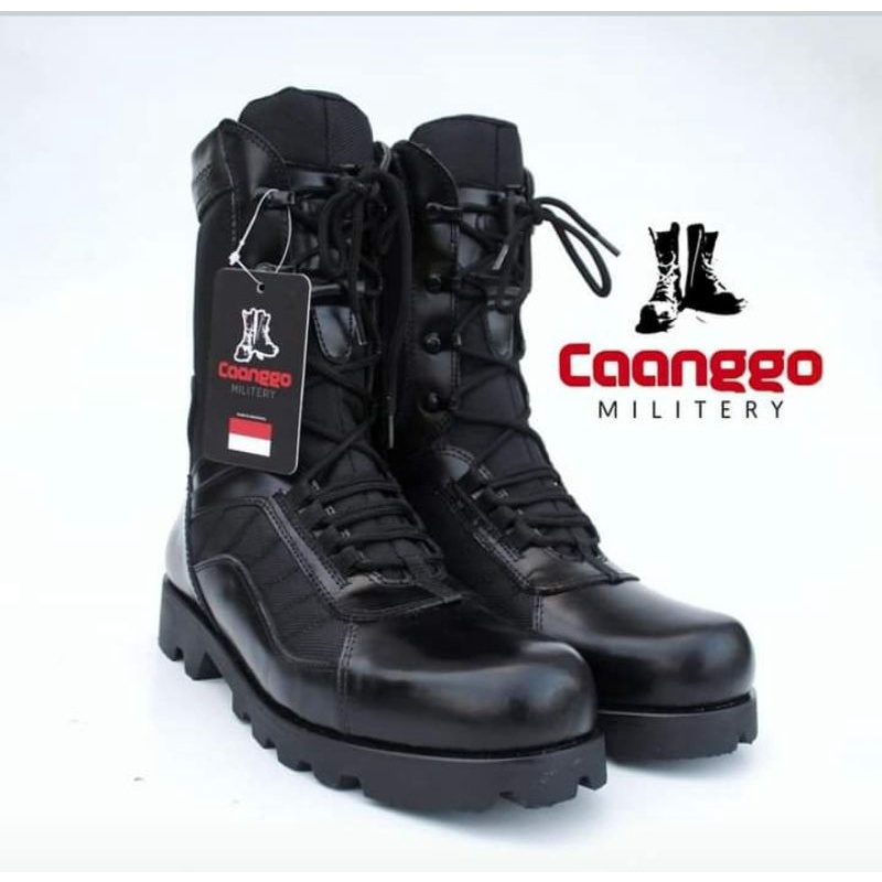 sepatu pdl TNI AU sepatu pdl TNI AD kulit terbaru 2021 caanggo militeri