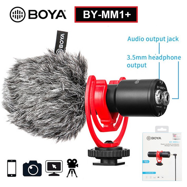 Jual Microphone Boya By Mm1 Mm1 Pro Shotgun Mic Kamera Dslr Mirrorless Kota Tangerang Ocp Mart Tokopedia