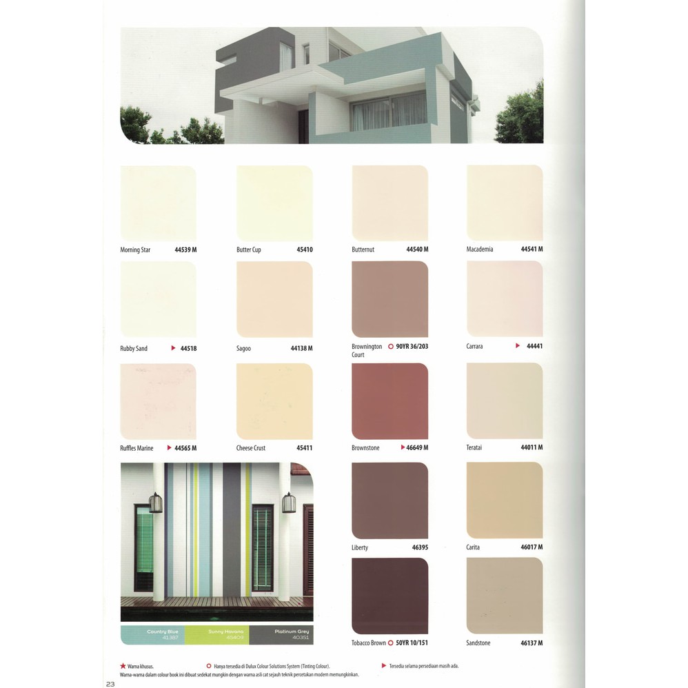 Warna Cat  Rumah Exterior Mowilex