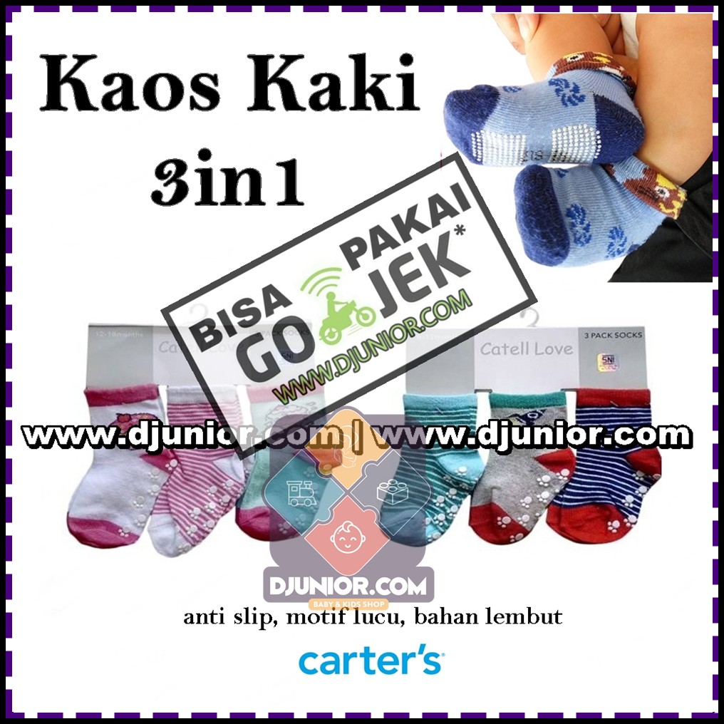 CARTER - KAOS KAKI 3in1 KAOS KAKI BAYI