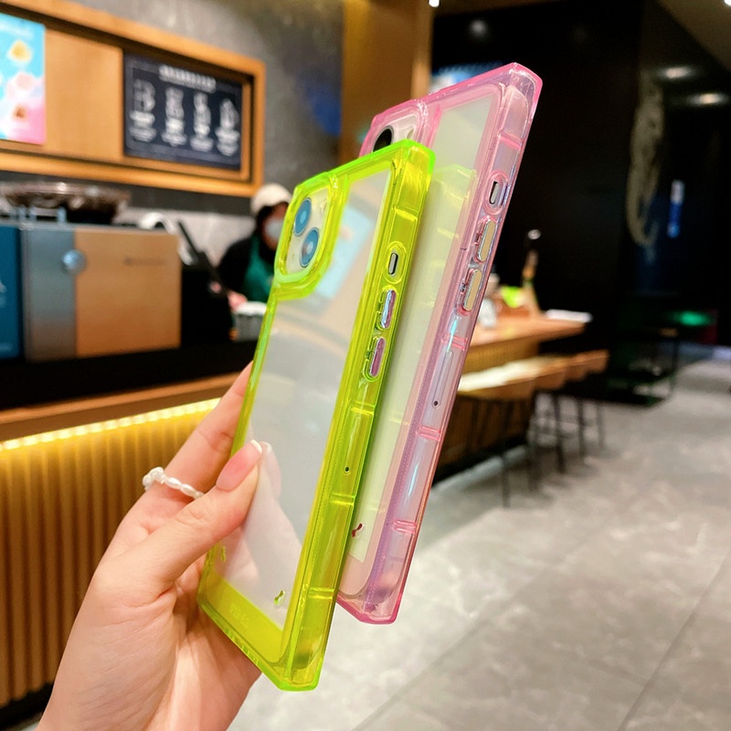 Casing IPhone 13 12 11 Pro X XR XS Max 7 8 Plus Motif Kunci Ruang Angkasa Warna Permen