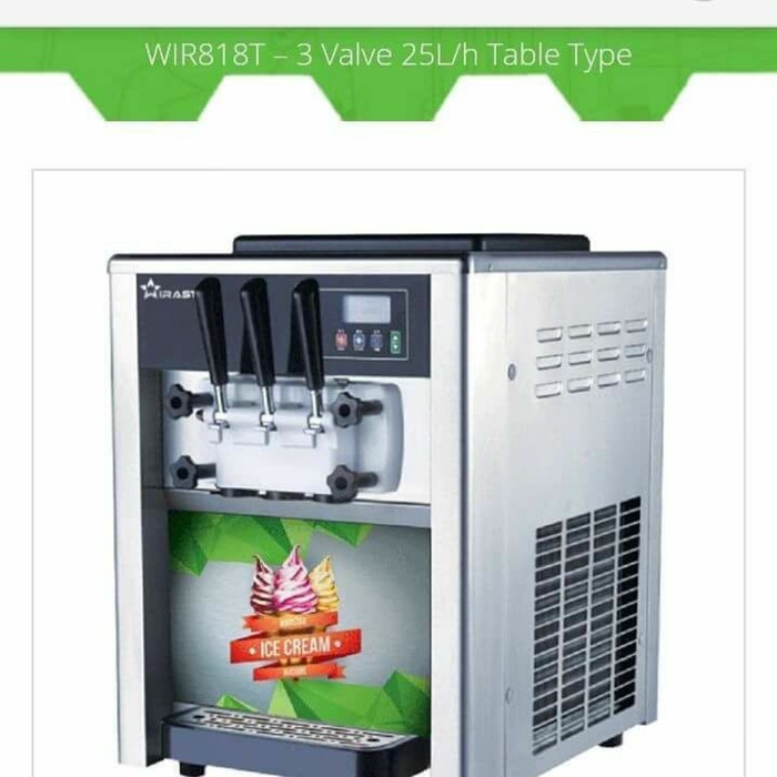 bisa COD mesin es krim 3 keran wirastar WIR-818T termurah