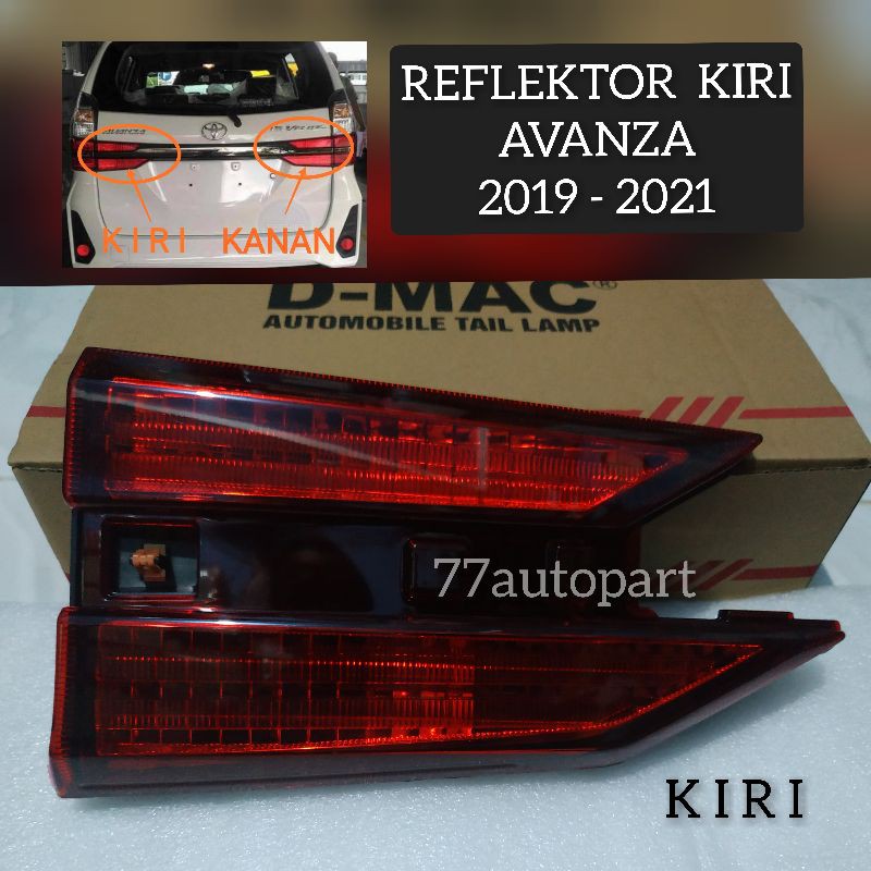 Reflektor bagasi belakang grand avanza great xenia kiri 2019 2020 2021