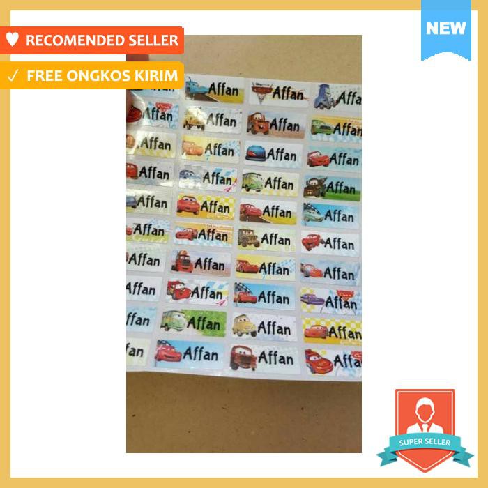 

Label Nama Waterproof / Anti Air Cars - Pengikat & Perekat - Stiker