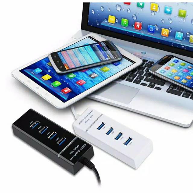 USB HUB 4 PORT 3.0 HIGH SPEED Adapter Usb Hub 4 Ports For Laptop/PC adapter