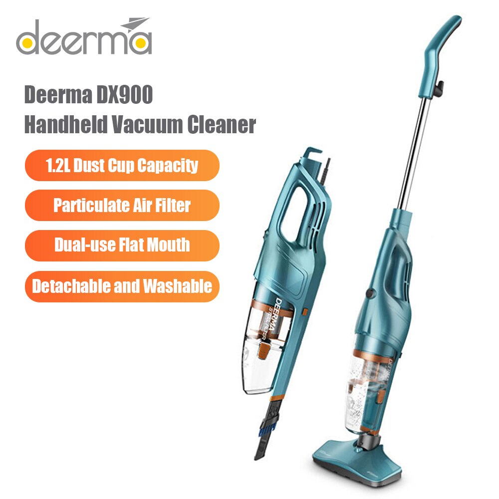 DEERMA PENYEDOT DEBU VACUUM CLEANER HANDHELD PUSH ROD 2-IN-1 - DX900