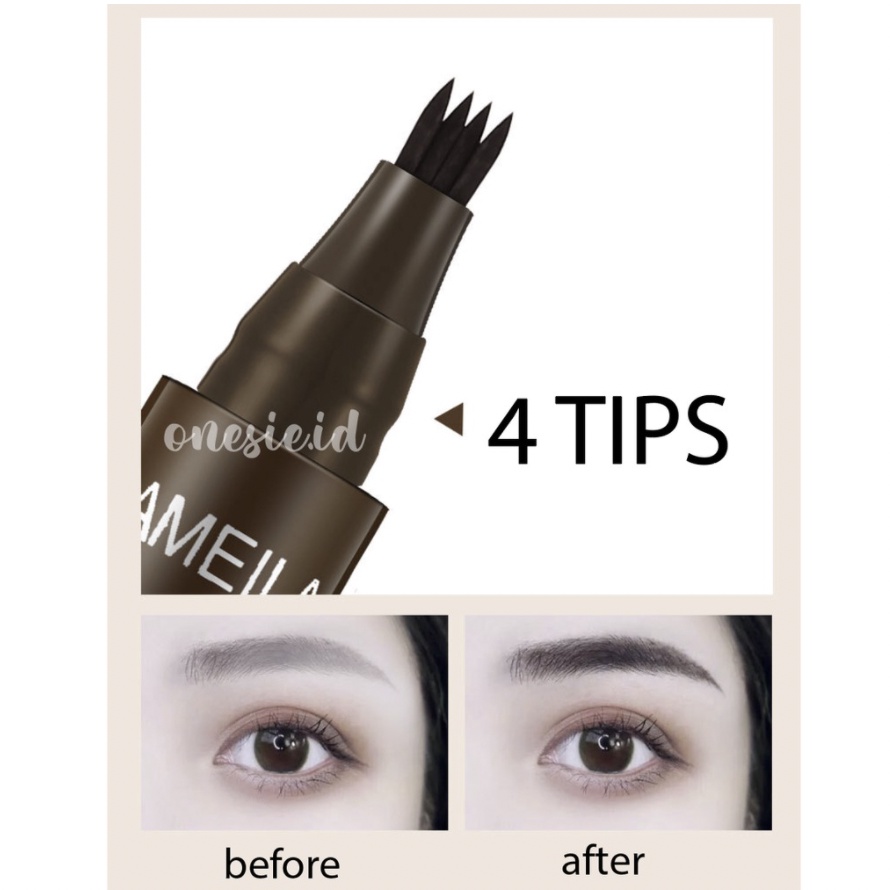 LAMEILA Eyebrow Tint Tip Waterproof Natural Pen Four-Claw Eye Brow Long Lasting LA068