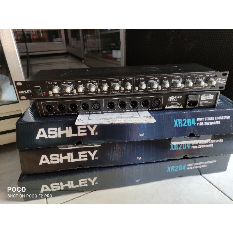 Crossover Aktif Ashley XR204 Cross Aktif Ashley XR 204 Original 4 Way Double Subwoofer IC Full Makro