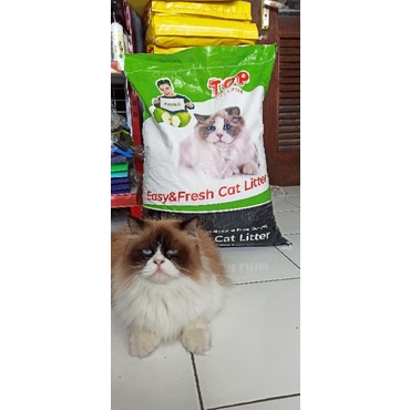 top cat sand 25 liter pasir kucing