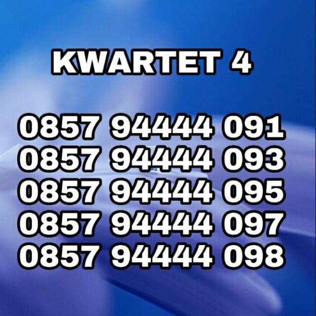 Kartu perdana Cantik KWARTET 4 IM3