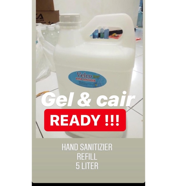 Velco Hansinitizer Cair Gel 5 Liter