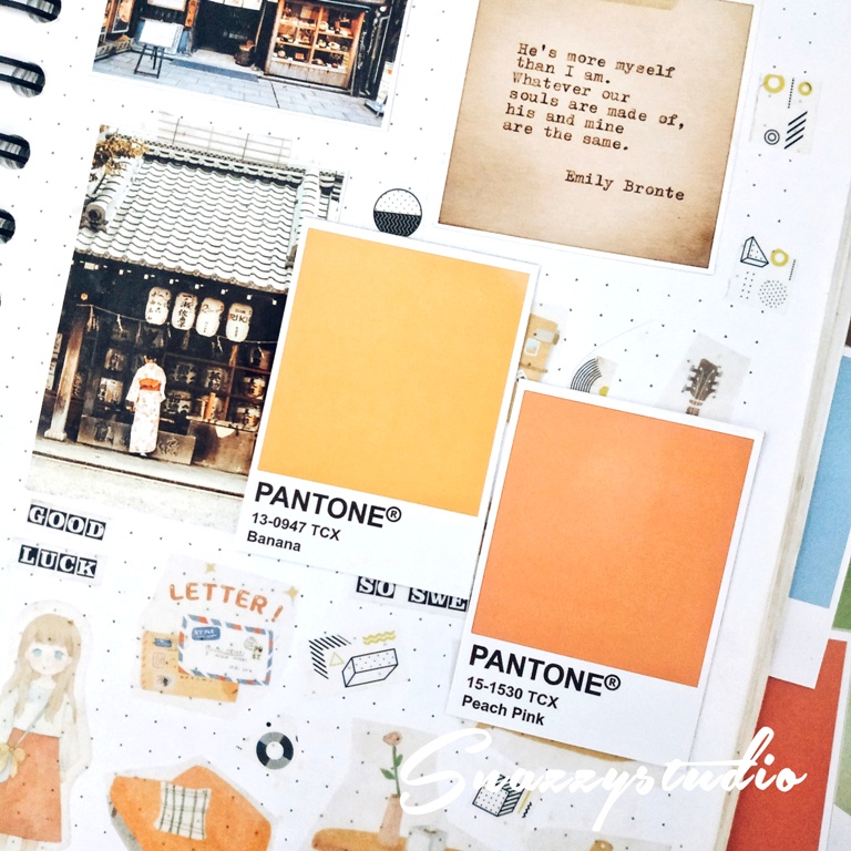 

Pantone Sticker Color Chart- Pantone Pastel Stiker - Aesthetic Pantone Stiker untuk Bujo Bullet Jurnal Deco