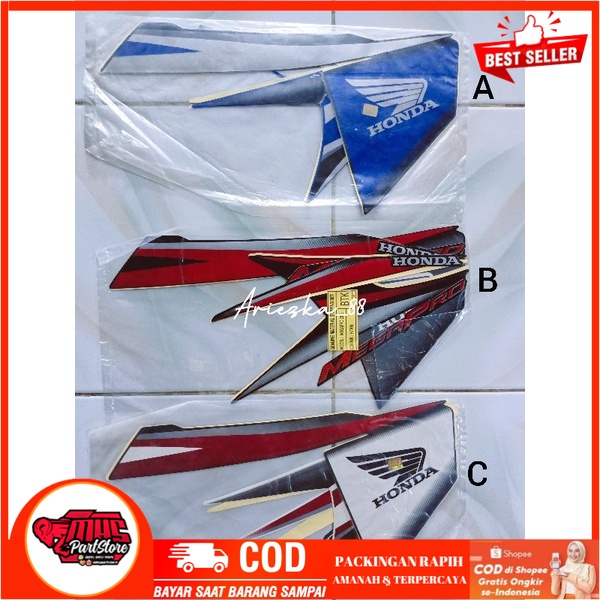 (COD) Striping Megapro Mono 2012 Megapro 2013 | sticker bodi megapro mono TERPERCAYA