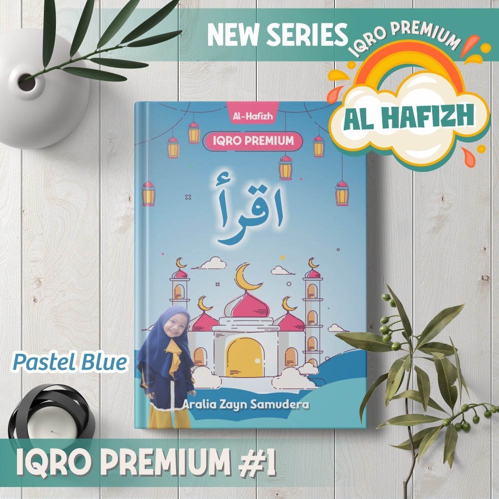 IQRO ANAK HARD COVER - IQRO CUSTOM NAMA FOTO