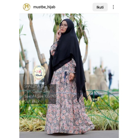 preloved gamis MUSTBE HIJAB gamis syari branded