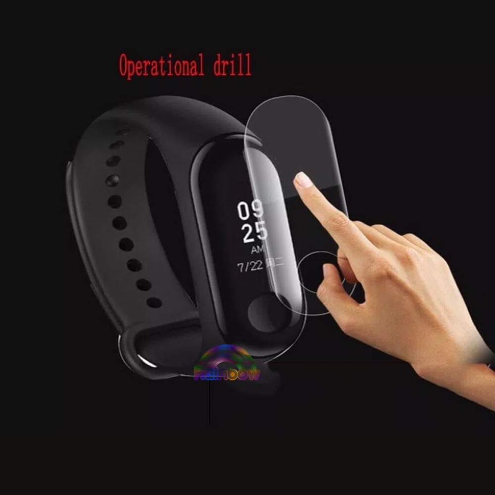 ANTI GORES XIAOMI MI BAND 3 &amp; 4 SMARTWATCH MI BAND 4 SCREEN GUARD PROTECTOR MIBAND4 PELINDUNG LAYAR