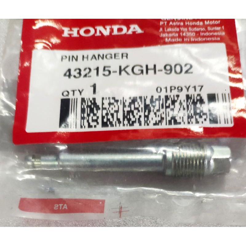 Pin Hanger Kaliper Belakang CS1 CB150R Supra X 125 FI CRF Ori Honda 43215KGH902