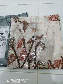 Maura Couple - Sania Ruffle Batik Couple Ori Ndoro Jowi Dnt Garansi