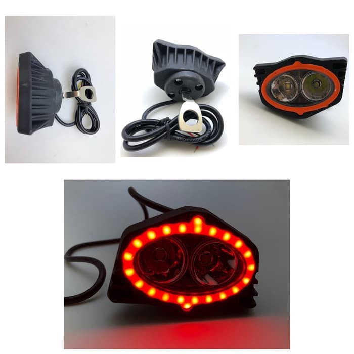 lampu led spion motor atau lampu tembak hjg 2 mata M017