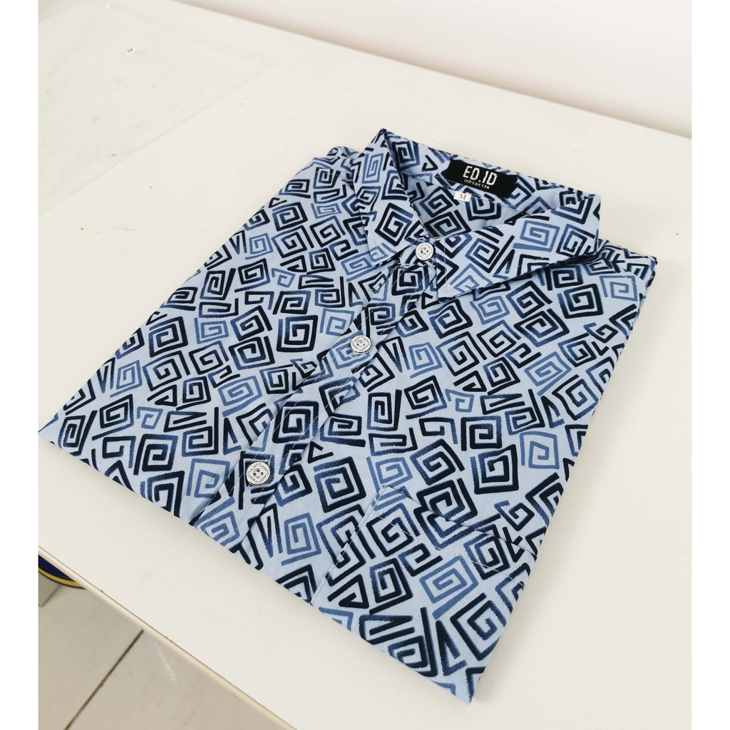 AMSPRO kemeja pria / kemeja casual / kemeja motif / kemeja printing / kemeja kerja Pd-31