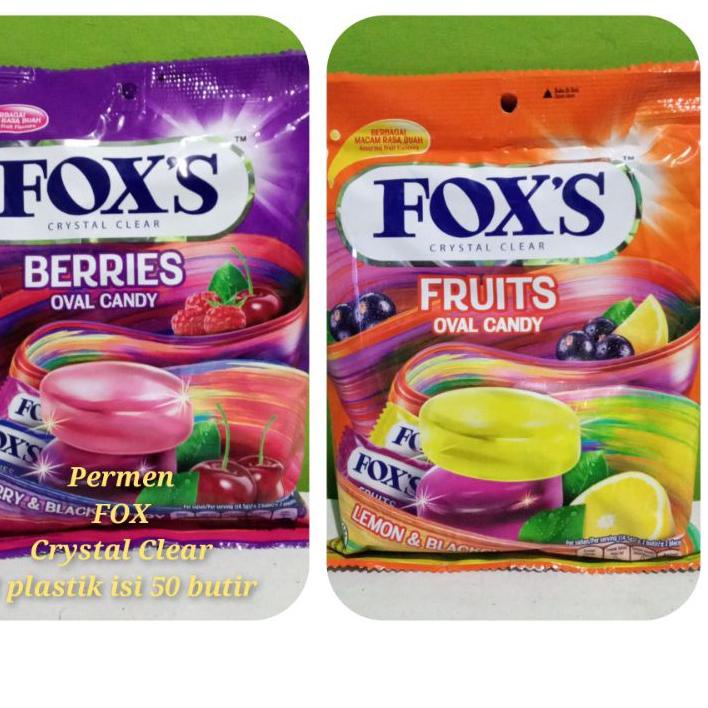 

#murah Permen FOX'S plastik - 4,5 g x 50 butir Free Ongkir